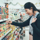 Person shopping for snacks